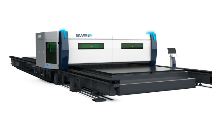 Enclosed Ground Rail Gantry Beam LaserCutting Machine