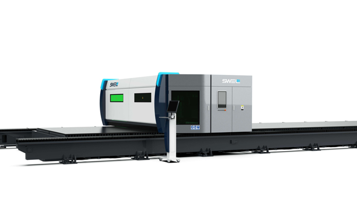 Enclosed Ground Rail Gantry Beam LaserCutting Machine Enclosed Ground Rail Gantry Beam LaserCutting Machine